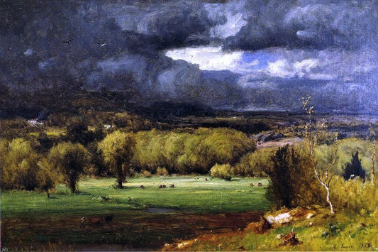 George Inness The Coming Storm - Canvas Print