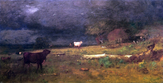  George Inness The Coming Storm (also known as Approaching Storm) - Canvas Print