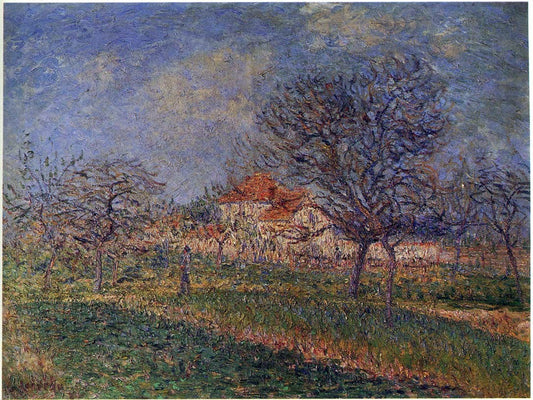  Gustave Loiseau Trees in Bloom - Canvas Print