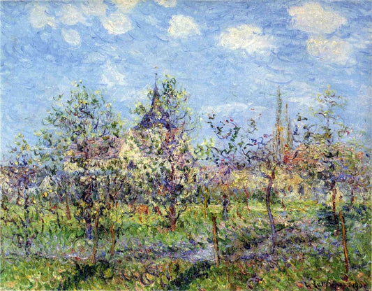  Gustave Loiseau Trees in Bloom - Canvas Print
