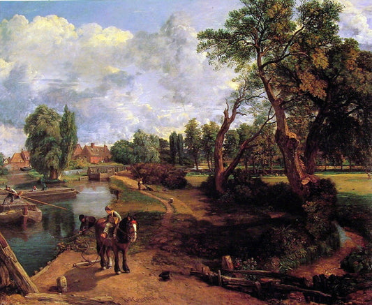  John Constable Flatford Mill - Canvas Print