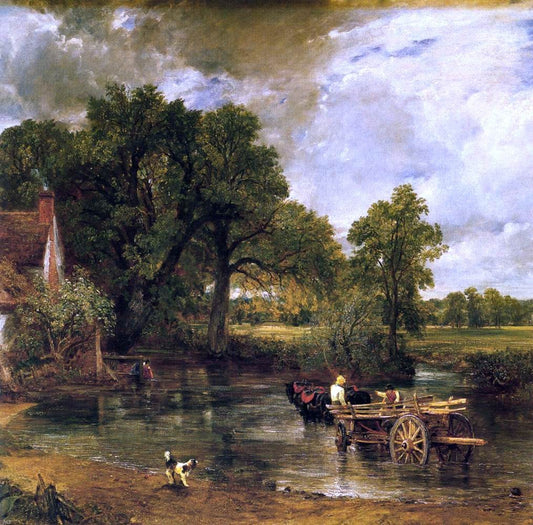  John Constable The Hay-Wain (detail) - Canvas Print
