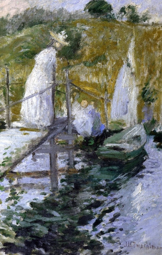  John Twachtman Summer Afternoon - Canvas Print