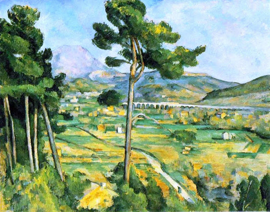  Paul Cezanne Mont Sainte-Victoire (Metropolitan) - Canvas Print