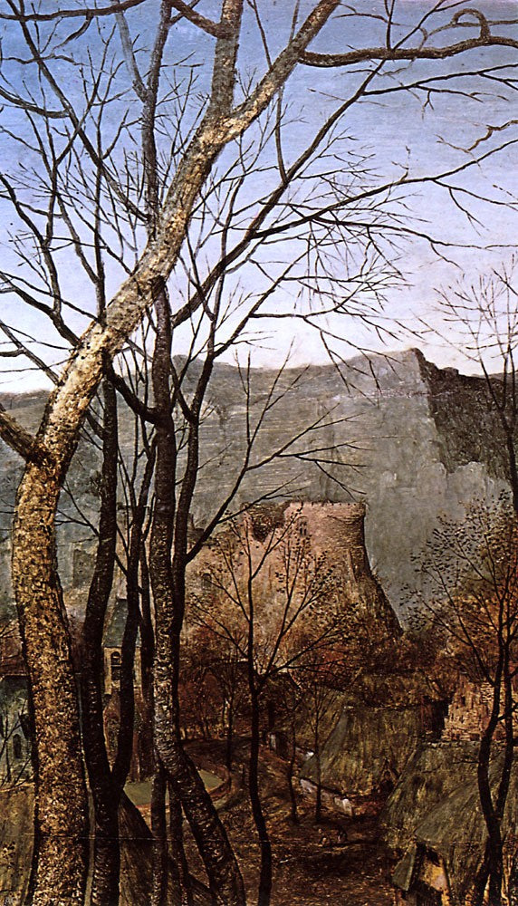  The Elder Pieter Bruegel The Return of the Herd [detail] - Canvas Print