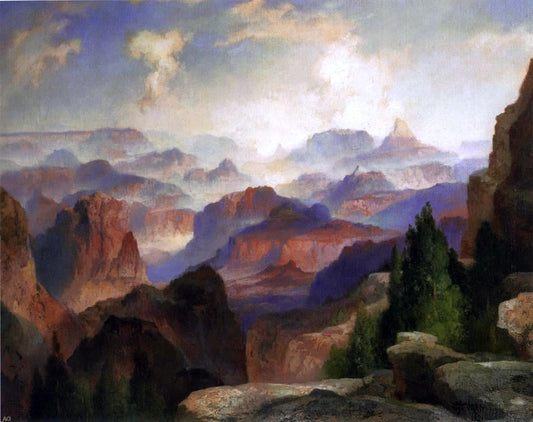  Thomas Moran The Grand Canyon - Canvas Print