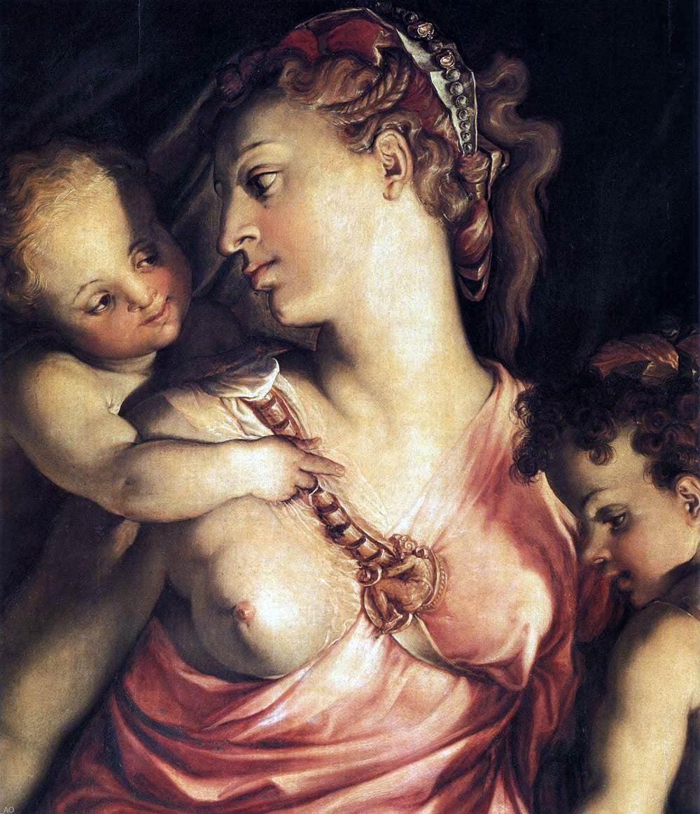  Cecchino Del Salviati Charity (detail) - Canvas Print