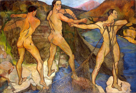 Suzanne Valadon Casting the Net - Canvas Print