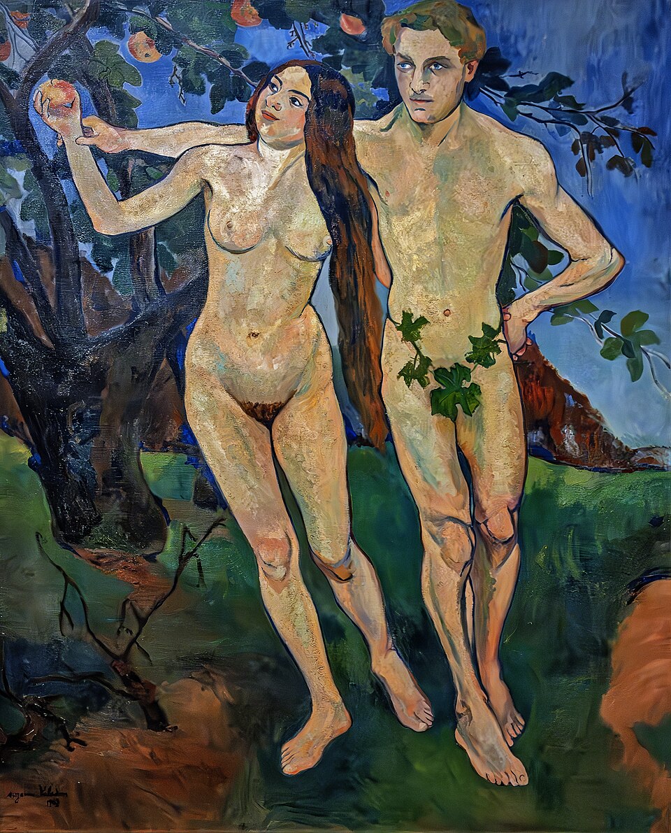 Suzanne Valadon Adam and Eve - Canvas Print