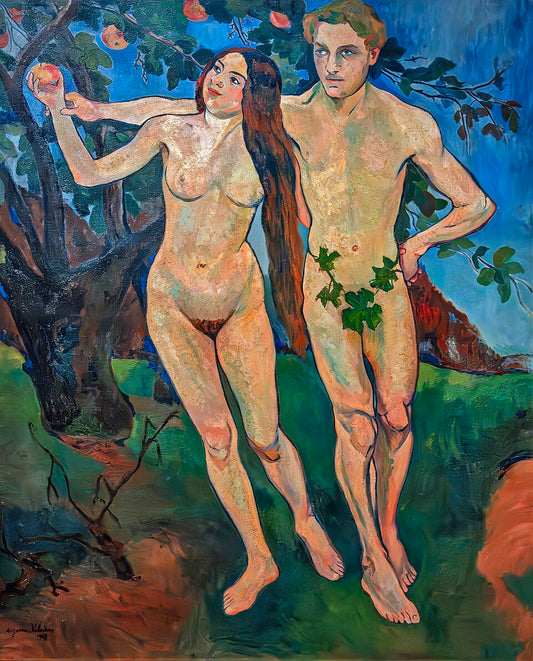 Suzanne Valadon Adam and Eve - Canvas Print