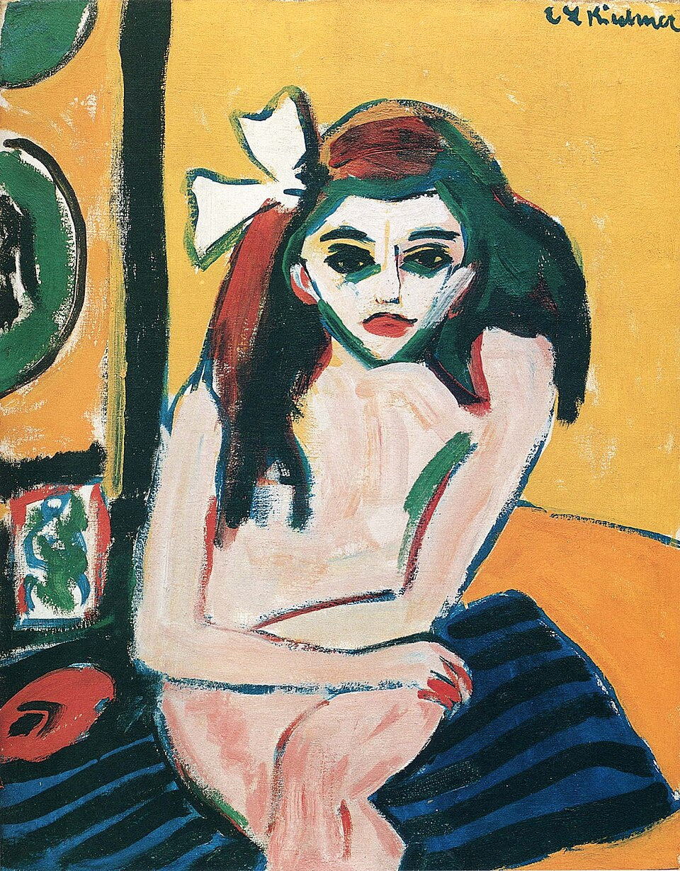 Ernst Ludwig Kirchner Marzella - Canvas Print
