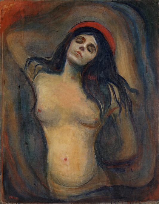 Edvard Munch Loving Woman, 1894-95 - Canvas Print