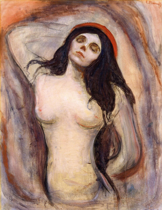 Edvard Munch Loving Woman, 1895 - Canvas Print