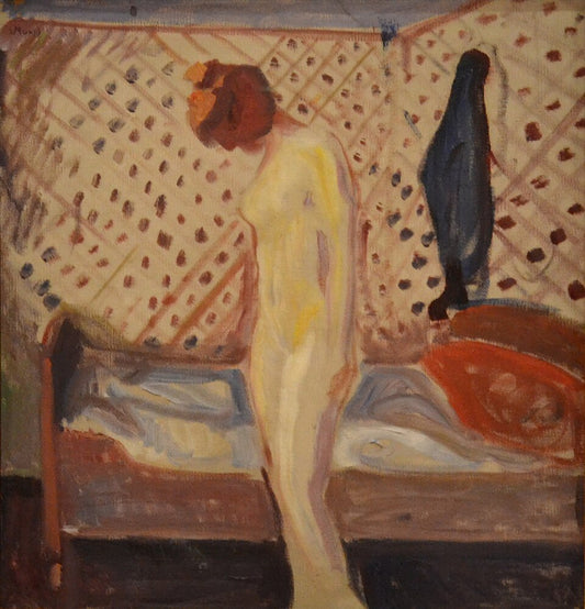 Edvard Munch Weeping Woman - Canvas Print
