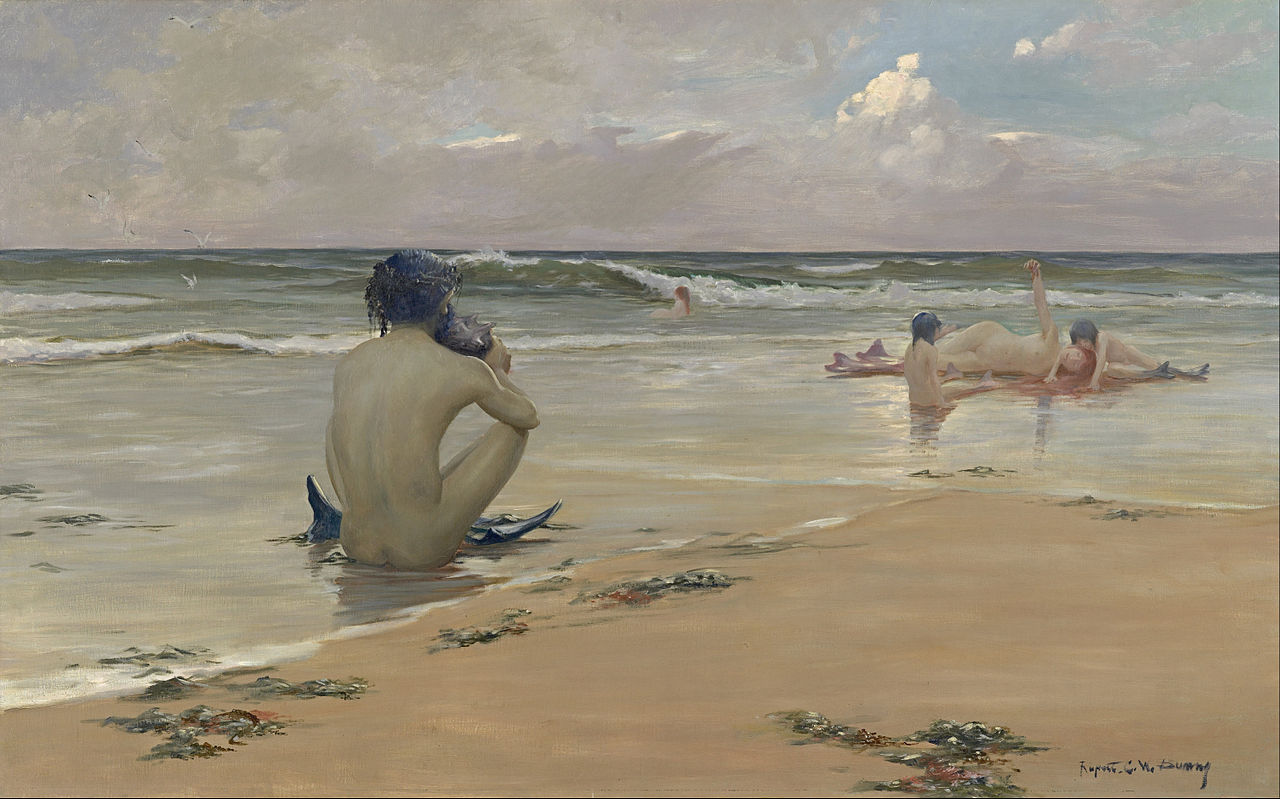 Rupert Bunny Sea Idyll - Canvas Print