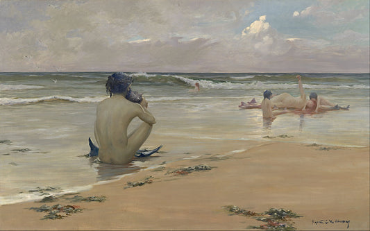 Rupert Bunny Sea Idyll - Canvas Print