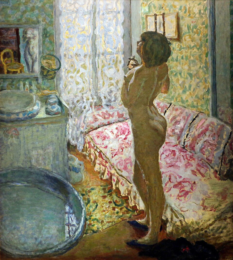 Pierre Bonnard Nude Against the Light - Canvas Print