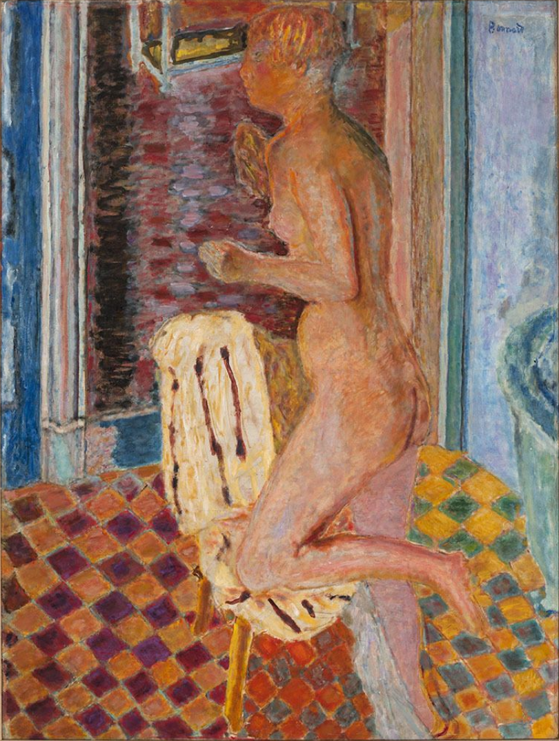 Pierre Bonnard Nu E La Chaise - Canvas Print