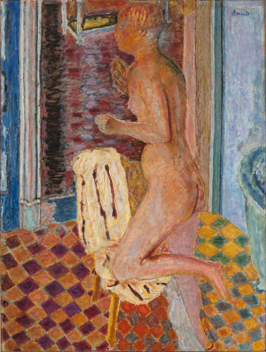 Pierre Bonnard Nu E La Chaise - Canvas Print