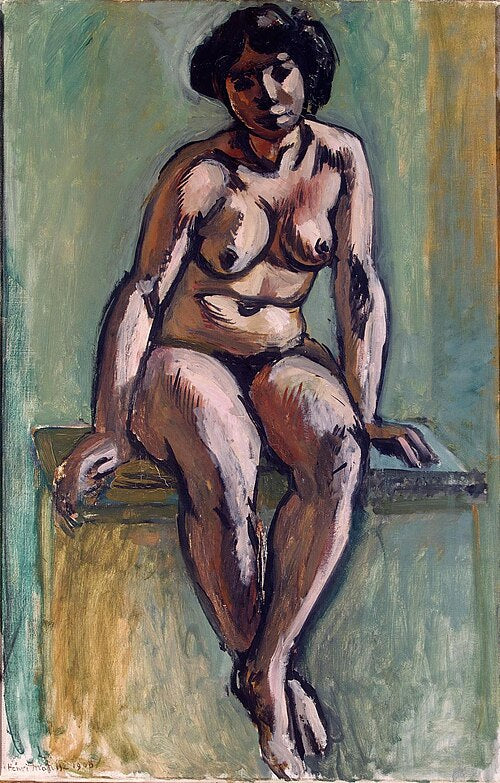 Henri Matisse Seated Woman - Canvas Print
