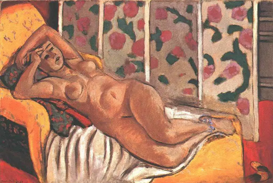 Henri Matisse Yellow Odalisque - Canvas Print