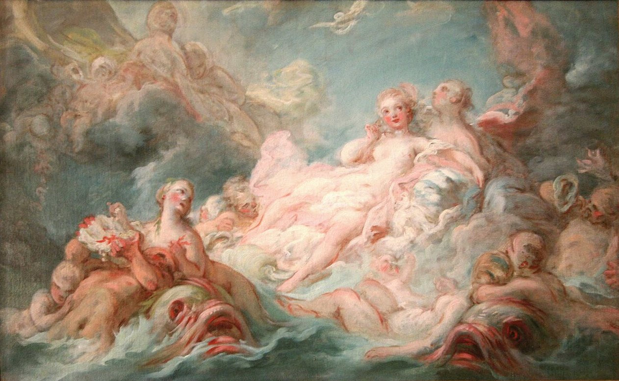 Jean-Honore Fragonard  The Birth of Venus - Canvas Print