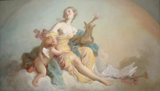 Jean-Honore Fragonard Music - Canvas Print