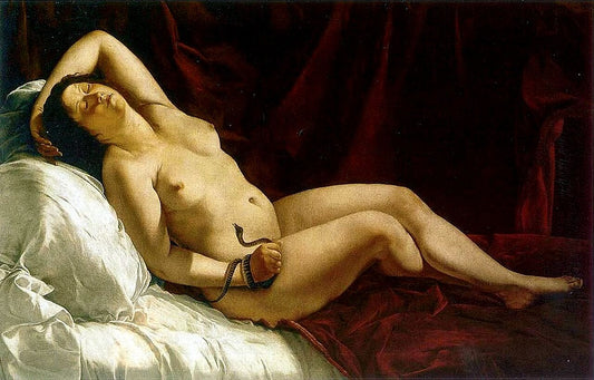 Artemisia Gentileschi Cleopatra - Canvas Print