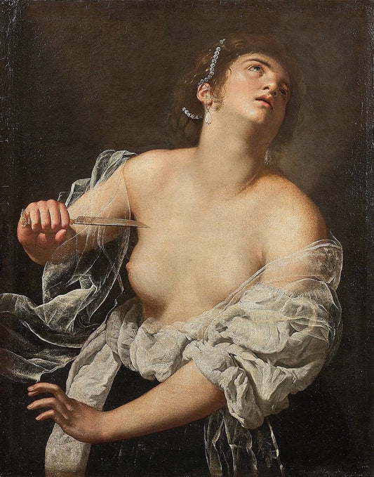Artemisia Gentileschi Lucretia - Canvas Print