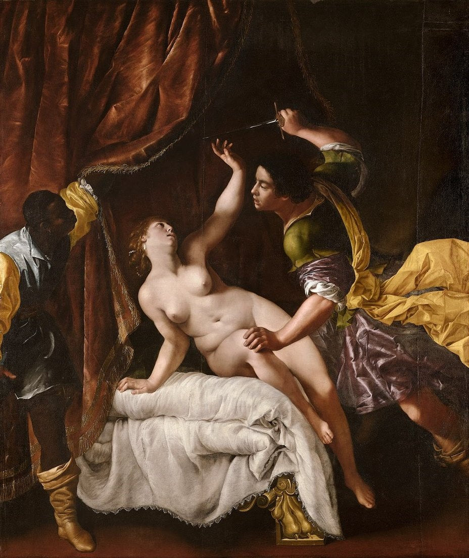 Artemisia Gentileschi Lucretia II - Canvas Print