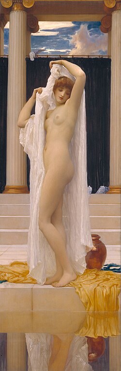 Frederic Leighton The Bath of Psyche - Canvas Print