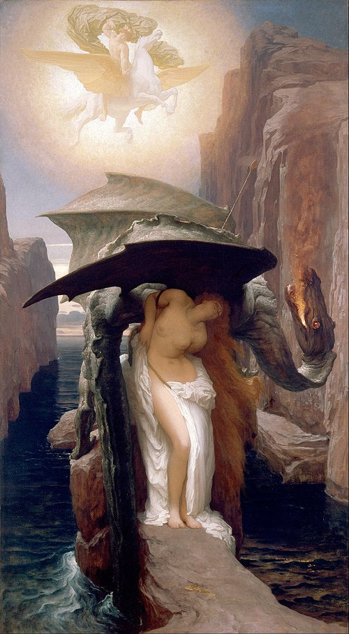 Frederic Leighton Perseus and Andromeda - Canvas Print