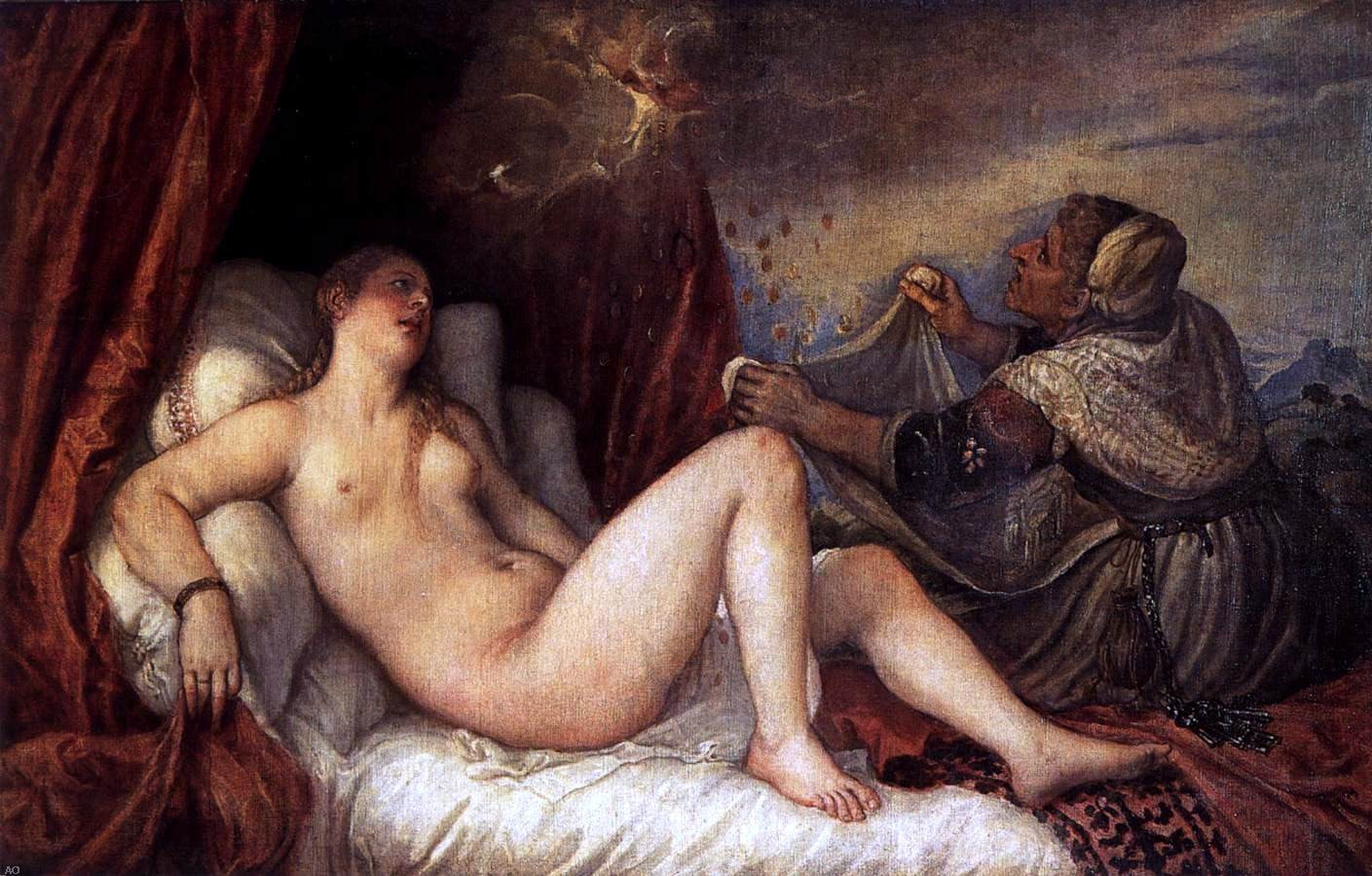  Titian Danae - Canvas Print