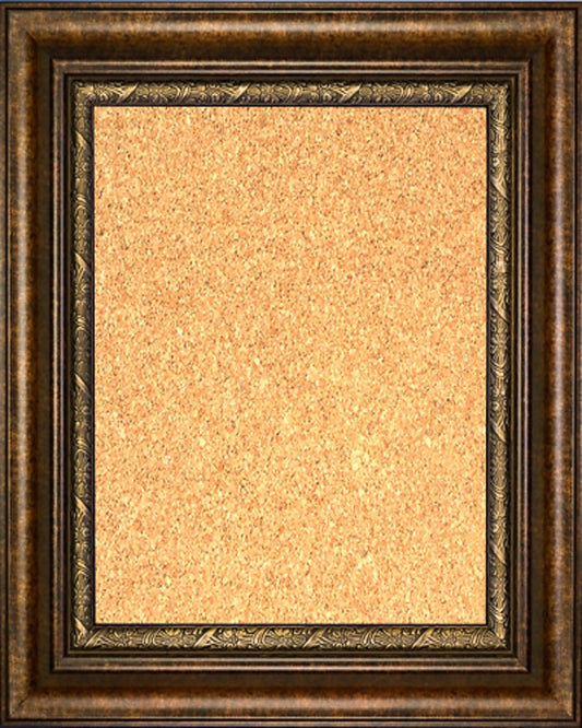 framed cork board