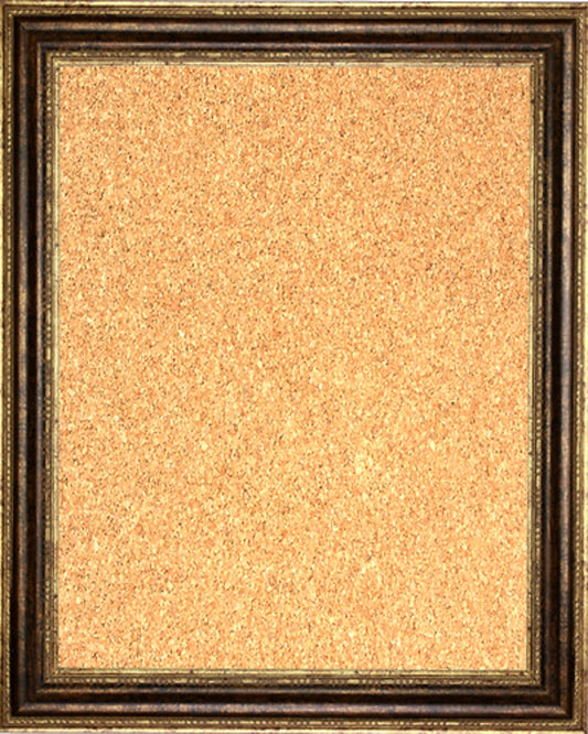 framed cork board