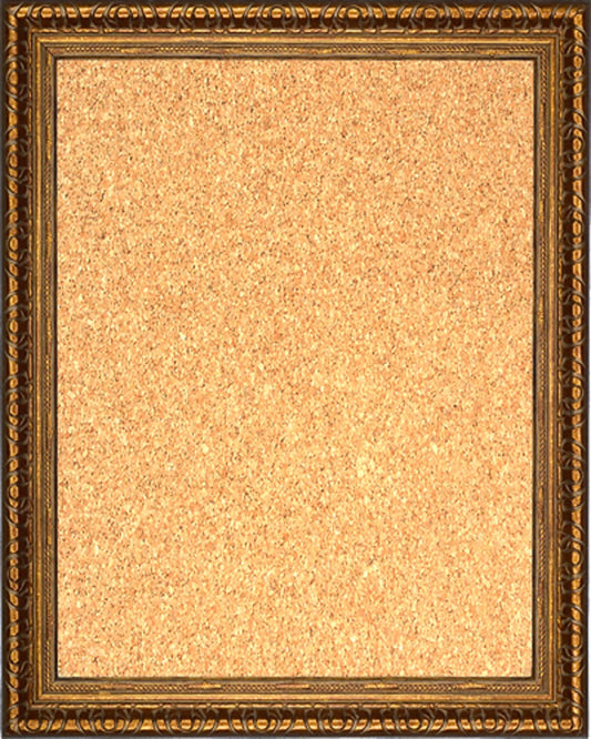 framed cork board