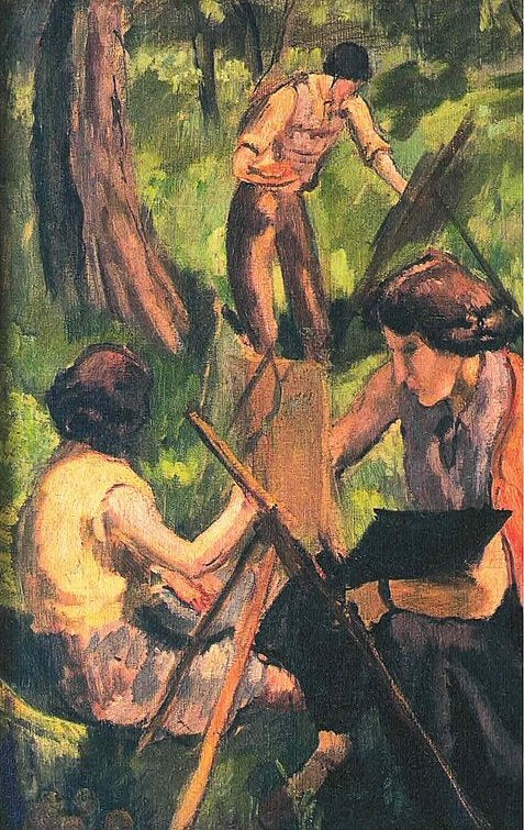Amrita Sher-Gil Open Air Painters - Canvas Print