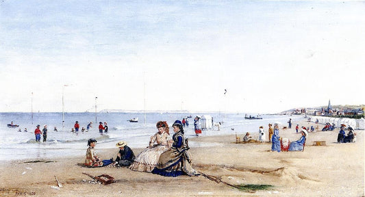  Conrad Wise Chapman Trouville Beach - Canvas Print