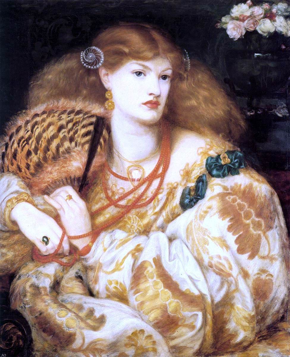  Dante Gabriel Rossetti Monna Vanna - Canvas Print