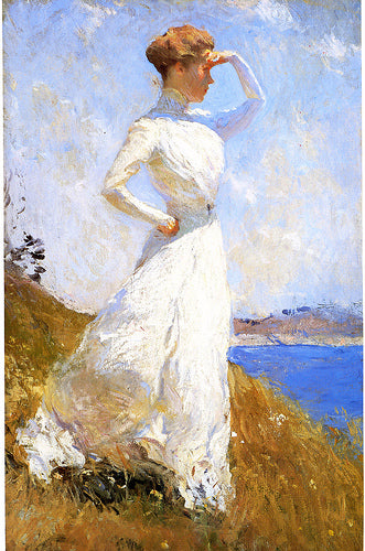 Frank Weston Benson Summer - Detail - Canvas Print