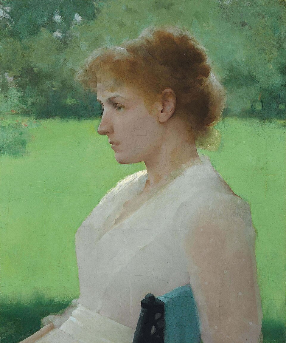 Frank Weston Benson In Summer - Canvas Print