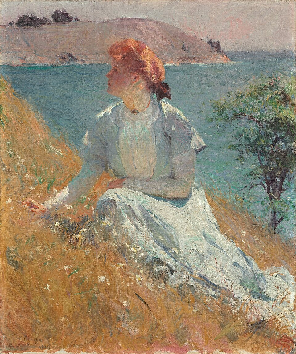 Frank Weston Benson Margaret Gretchen Strong - Canvas Print