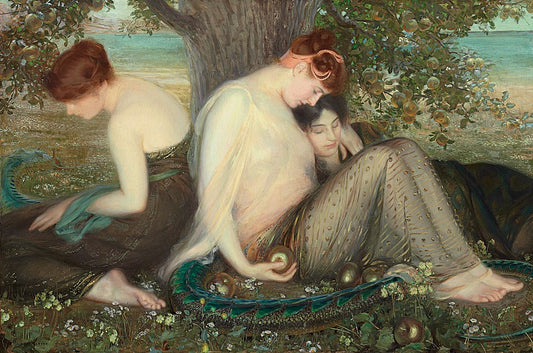 Albert Herter Garden of the Hesperides - Canvas Print