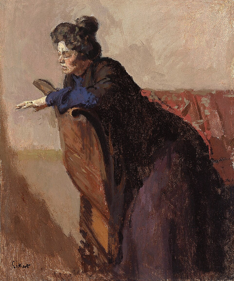 Walter Sickert La Giuseppina, the Ring - Canvas Print