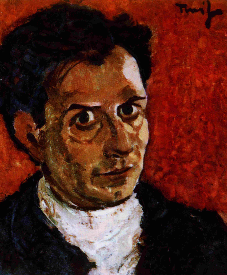 Nicolae Tonitza Self-Portrait - Canvas Print