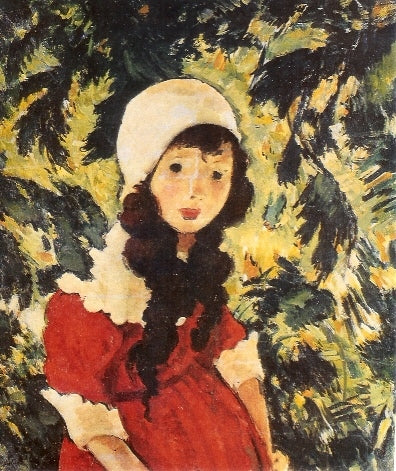 Nicolae Tonitza The Forester's Daughter - Canvas Print