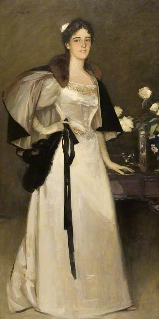 John Lavery Miss Mary Burrell - Canvas Print