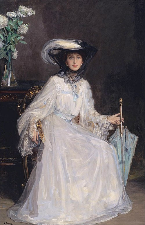 John Lavery Lady Evelyn Farquhar - Canvas Print