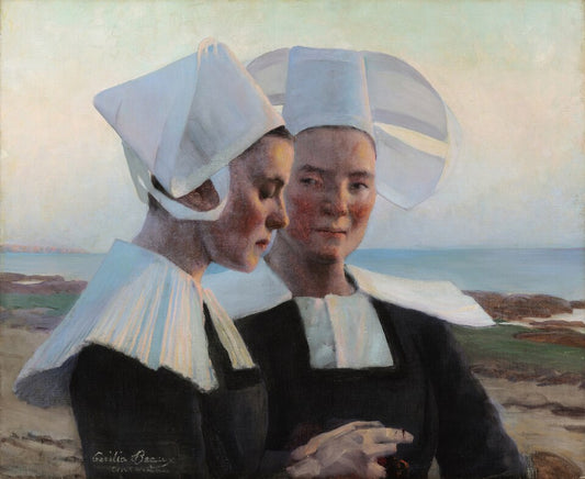 Cecilia Beaux Twilight Confidences - Canvas Print