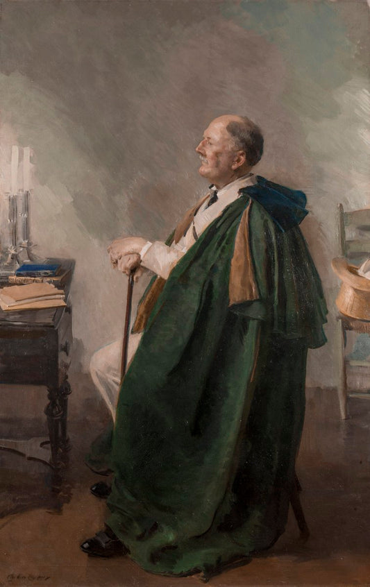 Cecilia Beaux The Green Cloak, a Portrait of George Dudley Seymour - Canvas Print